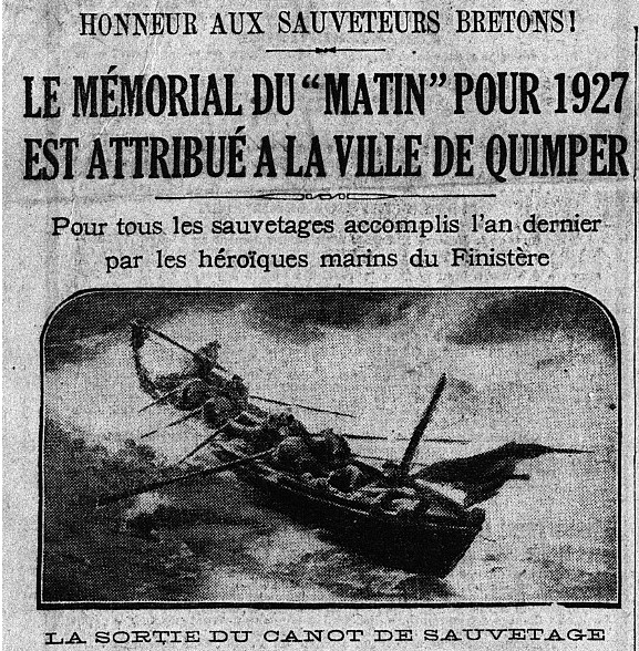 Le Mémorial des Sauveteurs de France du Journal Le Matin